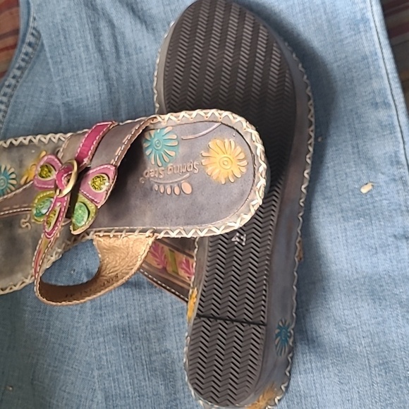Spring Step L'Artiste Santorini Sandals Size 41 or US 9-9.5 - Picture 11 of 13